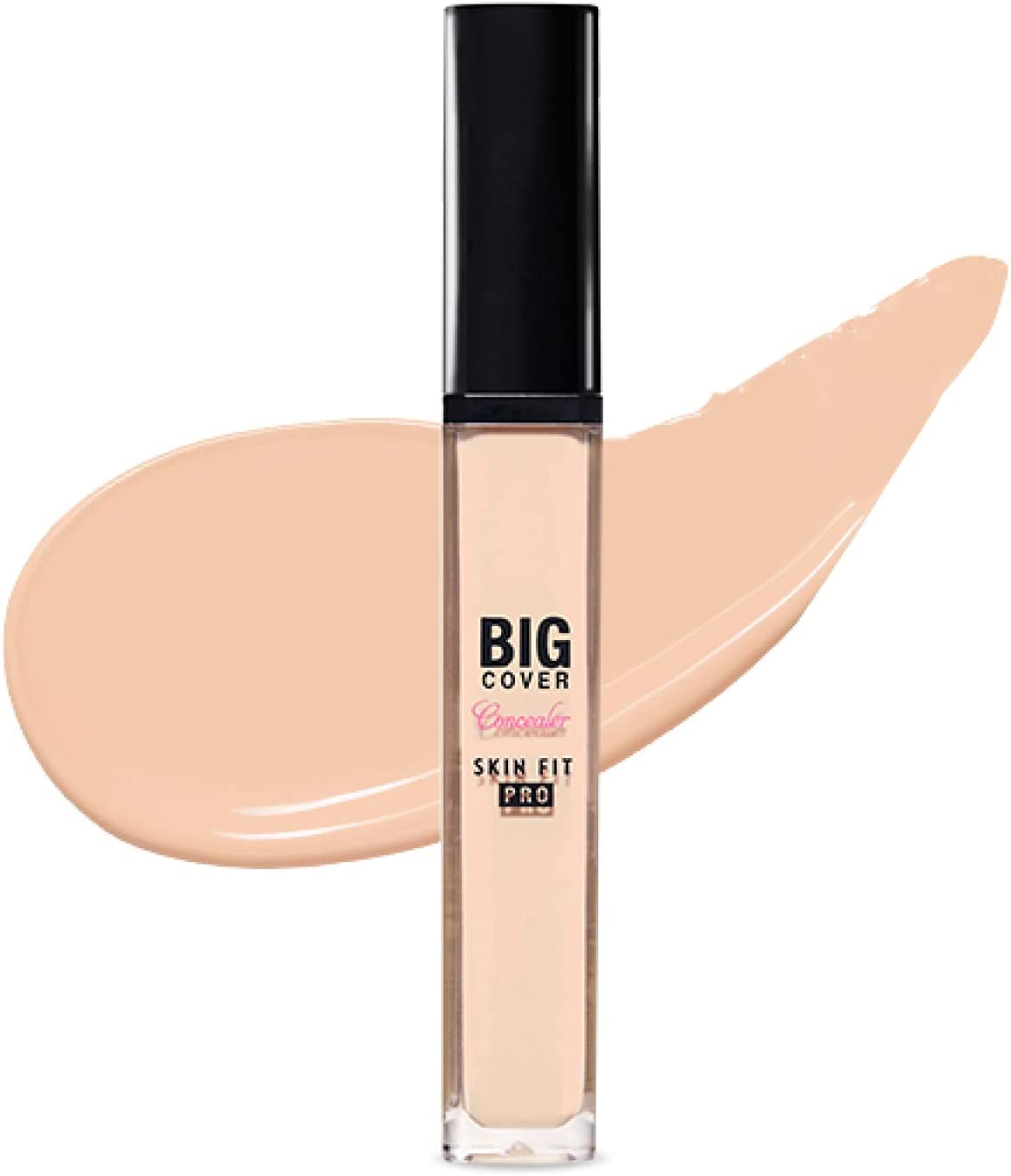 

ETUDE Big Cover Fit Concealer Neutral Peach Concealer Cover Acne Scars Dark Circles 1 pc [Etude Official] / / / / (x 1)