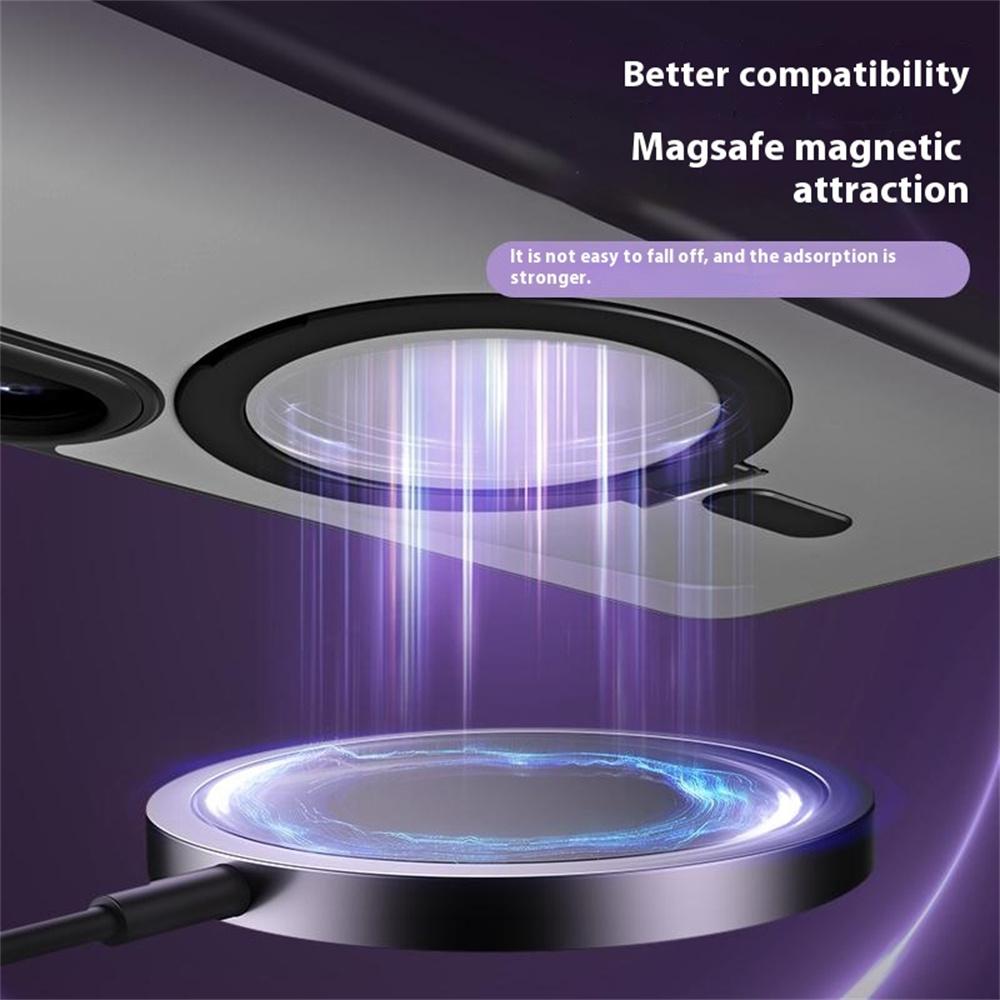 For Samsung Galaxy S25+ Case Compatible with MagSafe TPU+Acrylic Kickstand Phone Cover
