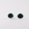 Apatite Gemstone 925 Sterling Silver Jewelry Handmade Earrings Stud 0.5" For Her EE-178-6