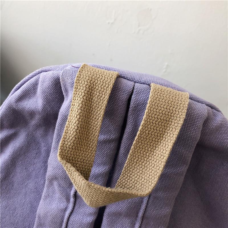 Rucsac retro din pânză pentru femei Rucsac pentru studenți