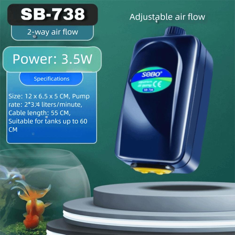 Silent Operation Aquarium Air Pump Ultra Silent Air Pump for Fish Tanks  for Fish Tank