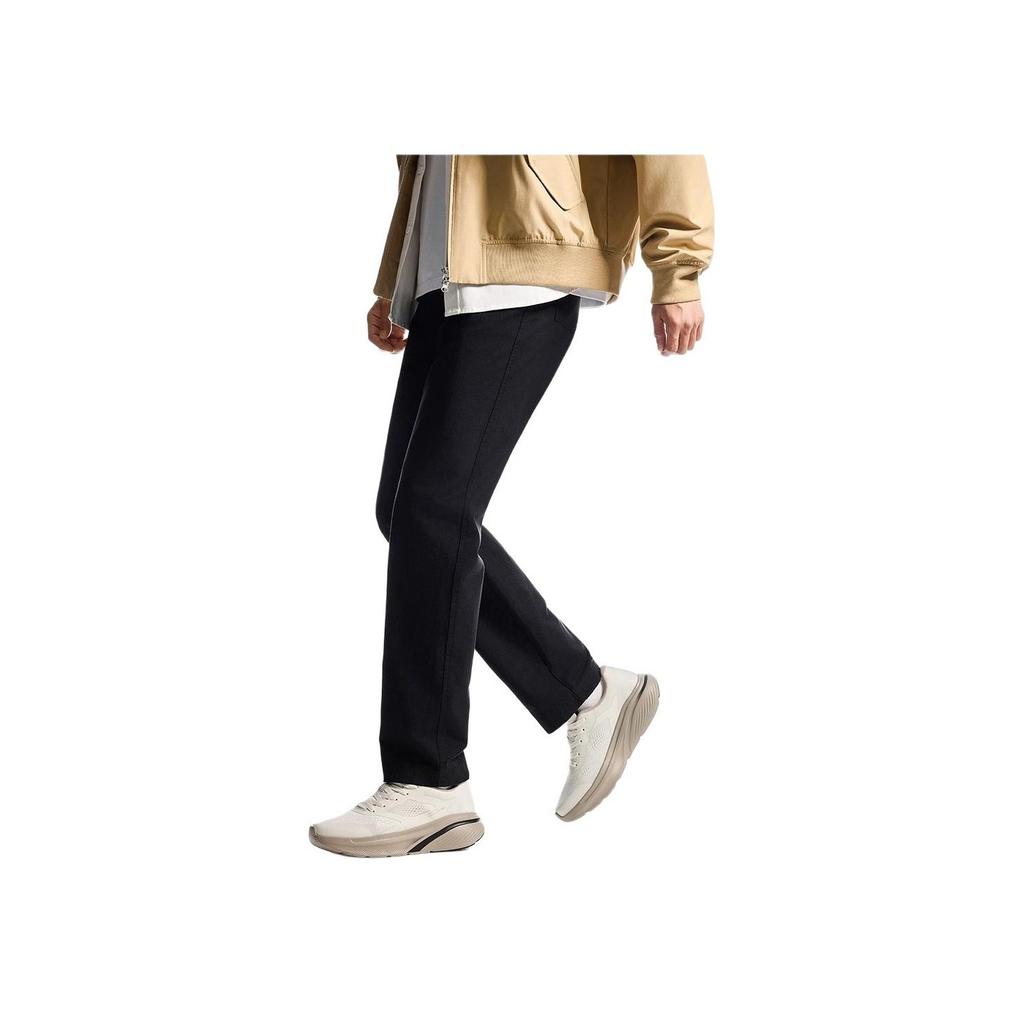 Anta Comfortable Slim Fit Versatile Sports Long Pants Men Bottoms Basic-Black 152517505-3