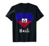 ZX More Design Haiti Proud Haitian Flag Map Pride Vintage TShirt For Men Women T Shirt Hip Hop Tops Cotton Tees