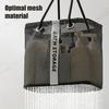 Portaoggetti a Rete per Doccia Cestino Portatile per Doccia Borsa Tote con Manici Traspirante Organizer Tote da Bagno per Articoli da Toeletta Bagno Spiaggia Collegio