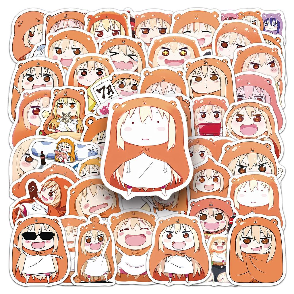 50 Graffiti Stickers Personalized Cartoon Japanese Comic Decoration Mobile Phone Water Cup Notebook Stickers