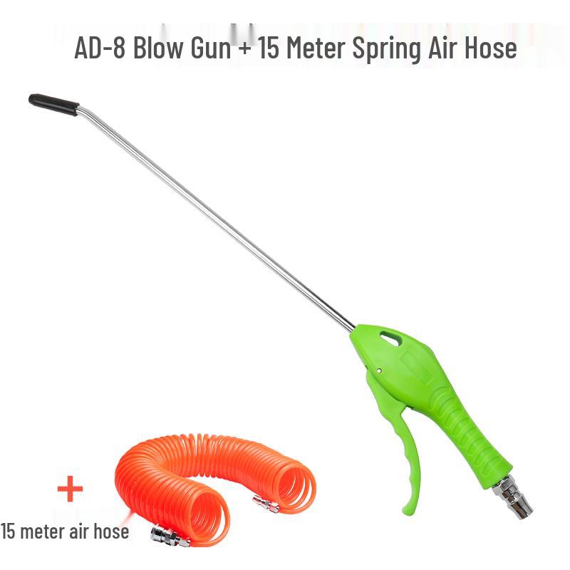 Extended High-Pressure Pneumatic Air Blower & Dusting Gun Tool