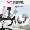 Ulanzi Super Clamp Rotation Angle Adjustment Camera Gripper Monitor with Clip Mount with GoPro Monitor Camera Camera Compatible 360° 1/4" Screw,