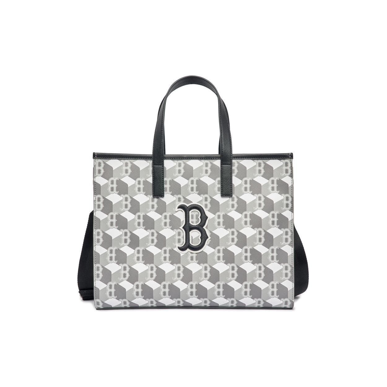 

MLB Boston Red Sox Logo Print Commuter Tote Bag Women tote bags Gray 3AORM042N-43GRS Gray