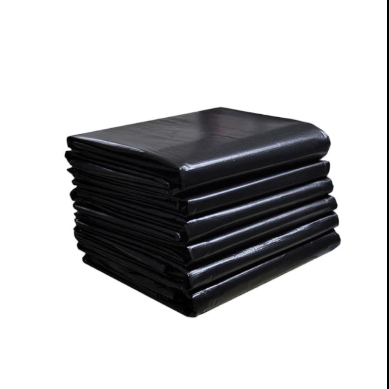 Chuxiao Heavy-Duty Flat-Mouth Trash Bags 50 Bags/Pack