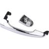 Exterior Rear Left Driver Side Chrome Door Handle Replacement For Kia Sorento 2011 2012 2013 2014 2015 Replace#OE 826512P010 836522P010