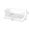 Wahei Freiz Small Dish Drainer with Flowing Tray, Brance RG-0235