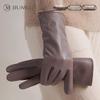 Women's Warm Lambskin Leather Gloves GLZ069