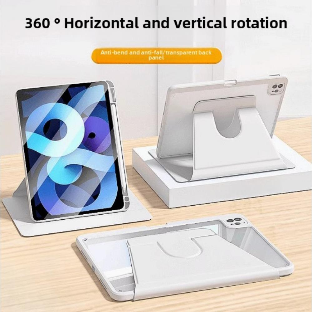 

Чехол для iPad 9.7, противоударный, Air6, подставка для книг, вращающийся чехол для сна 10.2, 10.5, акриловый чехол для планшета iPad mini 6 серый