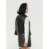 Mode Anzugrevers Lederweste All-Match Damen Lederjacke