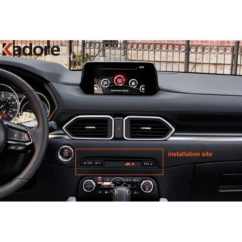 For Mazda CX5 CX-5 KF CX-8 CX8 2017 2018 ABS Matte Car Seat Heat Switch Button Panel Cover Trim Interior Mouldings Accessories
