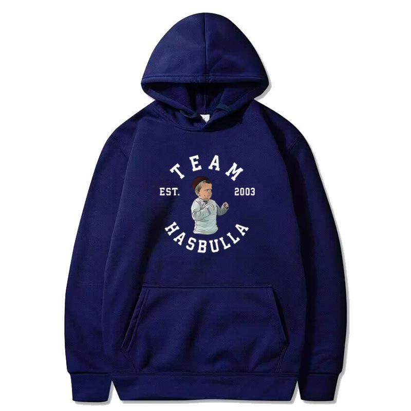 Team Hasbulla Uomo Donna Felpa Hoodie Autumn Winter Fleece Streetwear