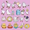 Animal Eyecatching Cartoon Duck Goose Brooch Collection In Alloy For Fun Accessories