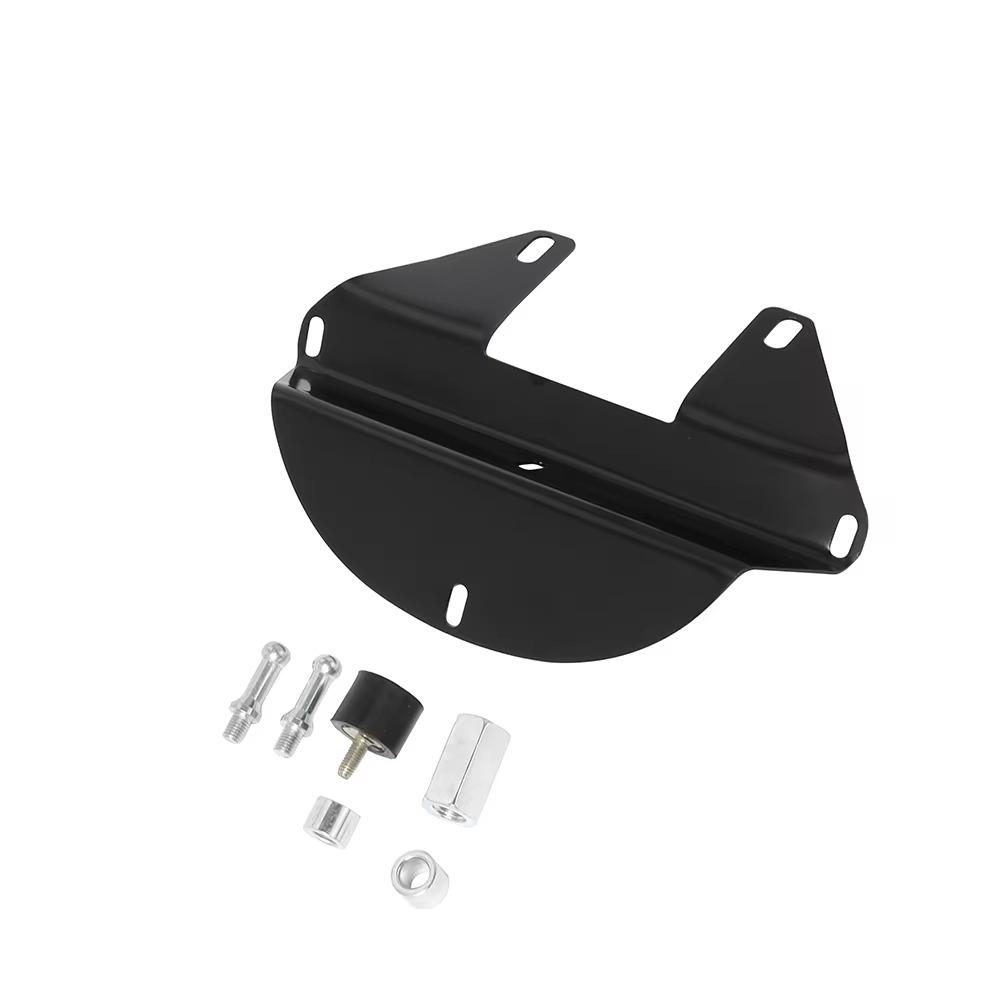 Motorcycle Black Headlight Grill Fairing Cover Abs Plastic Windshield For Harley 883 1200 Front Fork Mount Dyna Sportster