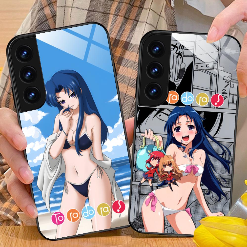 Toradora Kawashima Mobile Phone Case for Samsung Galaxy A56 55 54 53 52 51 36 35 34 23 16 15 5G Glass Colorful Cover Cellphones
