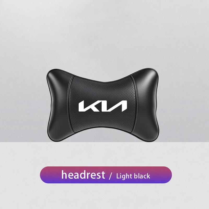 Car Headrest Auto Breathable Seat Neck Pillow Accessories For KIA EV6 Stinger RIO Sorento Picanto Ceed Borrego Syros K4 K5 K8 K9