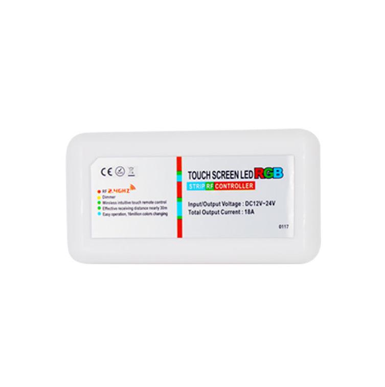 2.4G Three-Channel RGB LED Touch Controller with Seven-Color Constant Voltage RF