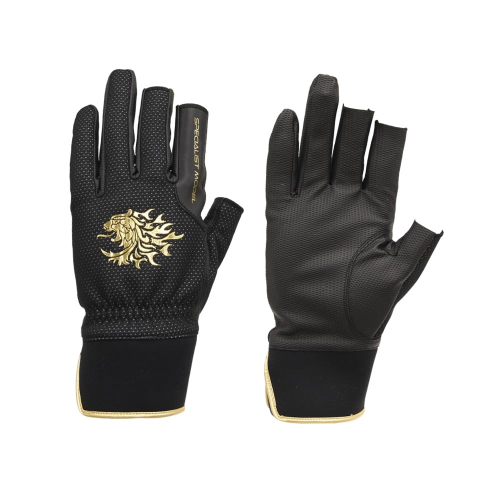 

SUNLINE Специализированные ветрозащитные перчатки Черные x Лев Размер L (3 упаковки) СУГ-237 Золото,