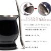 Stainless steel mate tea cup and set with straw cleaning brush and lid for easy cleaning. Perfect for the office or home. (White)