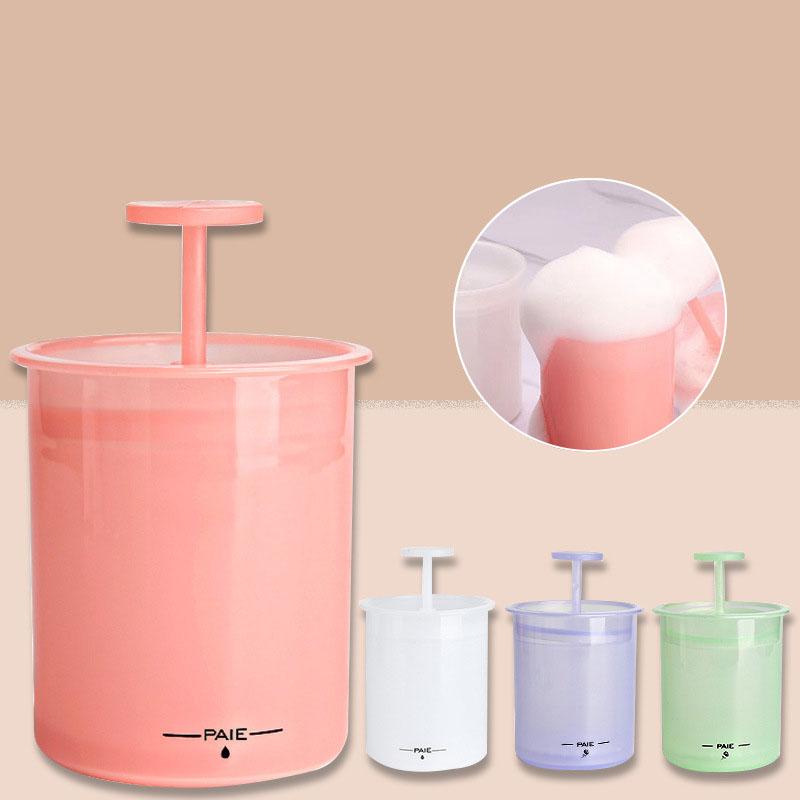 Facial Cleanser Foam Maker Manual Face Wash Foaming Bottle Shower Gel Bubble Maker Milk Frother