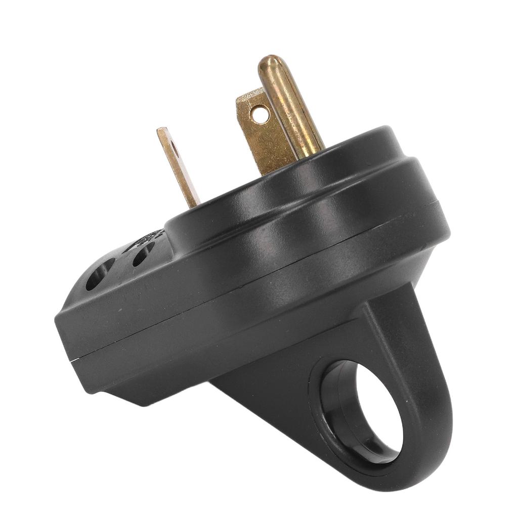 30A RV Plug Male Replacement Heavy Duty 3 Prong Electrical Connector with Handle
