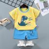 Childrens Short-Sleeve Sets Cotton Boys T-Shirts Baby Summer Clothing Girls Shorts Infant Clothing Summer Clothing