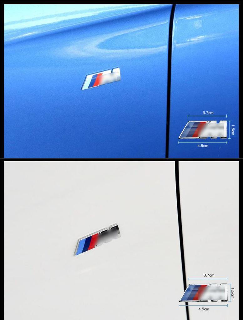 Compatible Grille & Fender Emblem for BMW 1, 3, 5 Series, X1, X2, X5, X6, M3