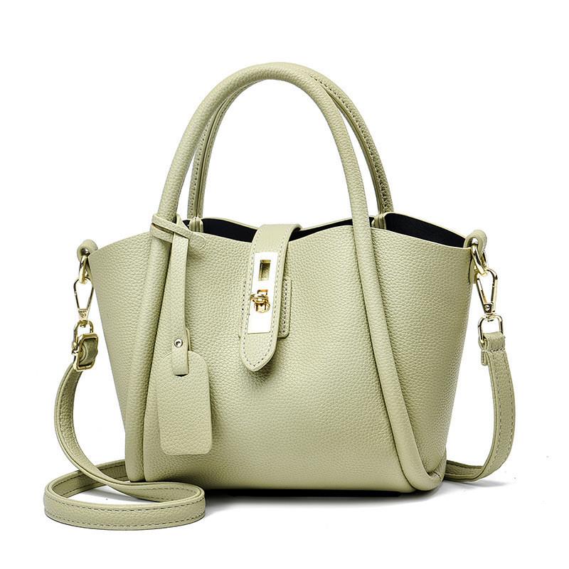 2023 New High-end Fashionable Woven Basket Handbag Shoulder Bag For Women Deep Khaki