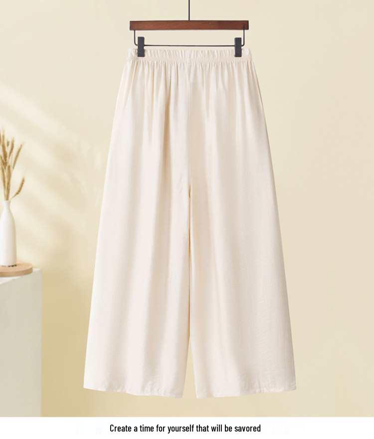 Mom's Chinese-Style Summer Set: Short Sleeve Embroidered Top for Middle-Aged & Elderly Women
