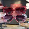 2023 Heart-shaped Baby Sunglasses with UV Protection & Flower Accents