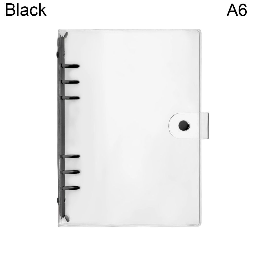 

Desk Storage School Supplies Stationery Notebook Binder A5A6 Transparent Folders Binder Pockets