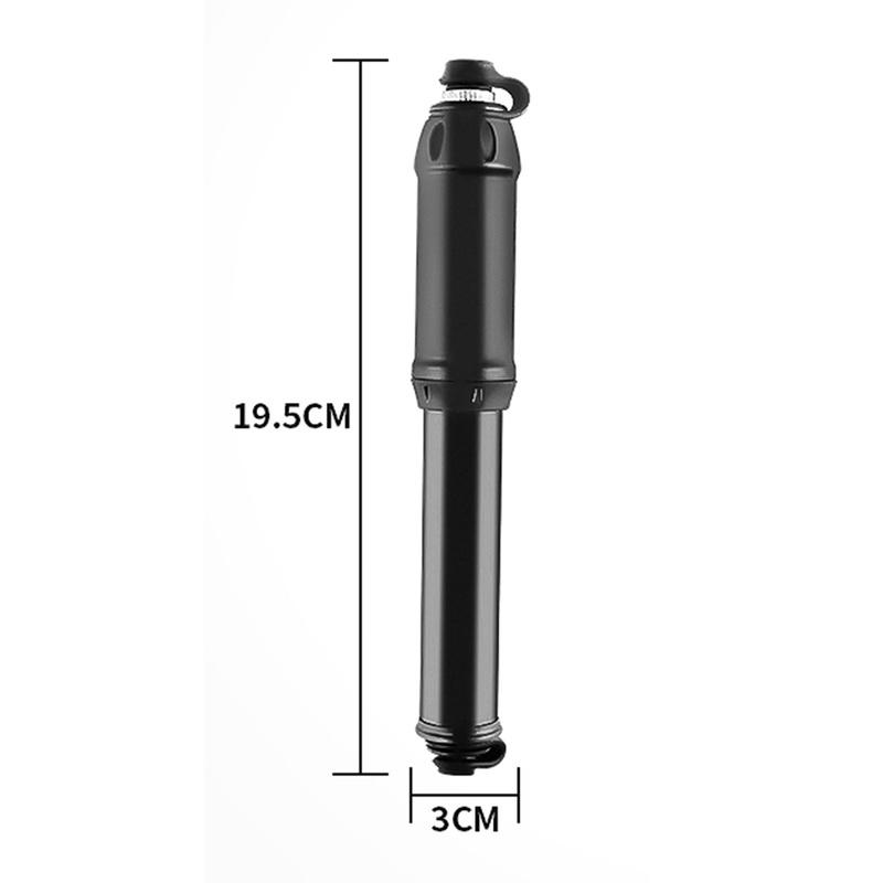 Portable 100Psi Mini Bike Pump Aluminum Alloy Bicycle Hand Air Pump Tire Inflator Valve Car Motorcycle Cycling Universal Pump