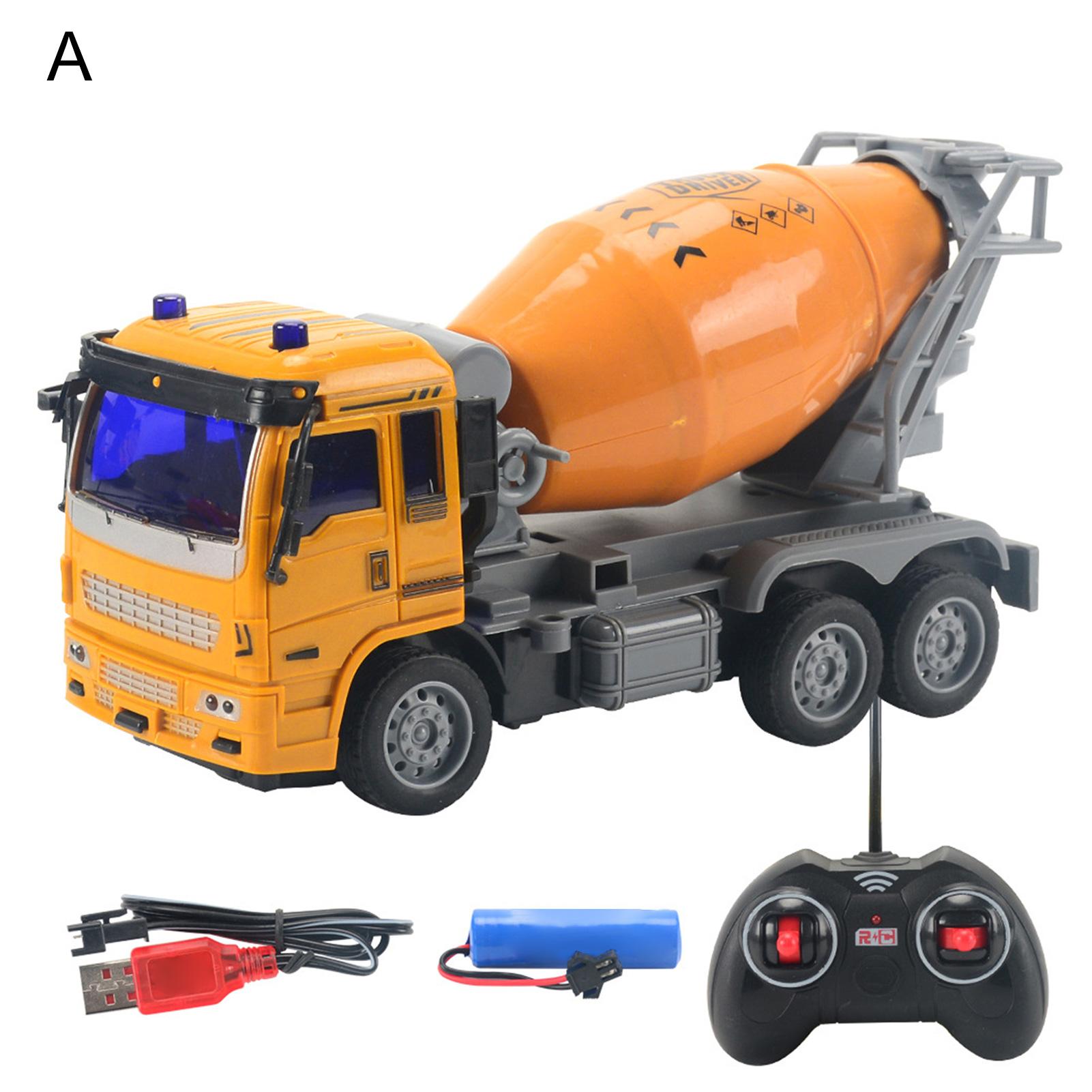

Каналы дистанционного управления 4 детскими моделями инженерных машинок для строительства бетонных конструкций, модная игрушка-миксер A