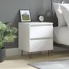 VidaXL Bedside Table White 40x35x50 Cm Engineered Wood 826876