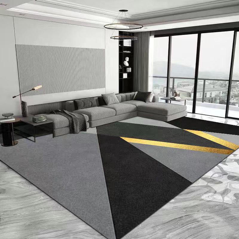 Modern Dirt-Resistant, Easy-Care Crystal Velvet Carpet for Living Room – Wear-Resistant & Non-Slip Design