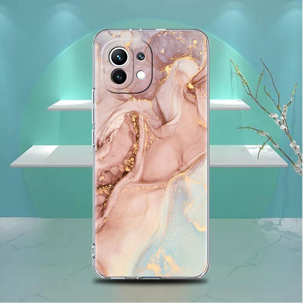 

Прозрачный чехол для Xiaomi Mi Poco X3 NFC M3 Pro F3 F1 11 Lite 12 Note 10 11T 9T Прозрачный чехол для телефона с мраморным узором Роскошный крутой Xiaomi Poco X3 NFC