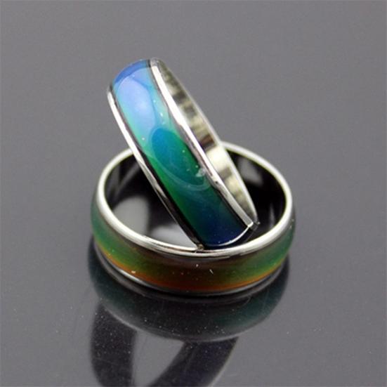 Anello Coppia Modaiolo Cambia Colore Emozione Sentimento Umore Temperatura Gioiello