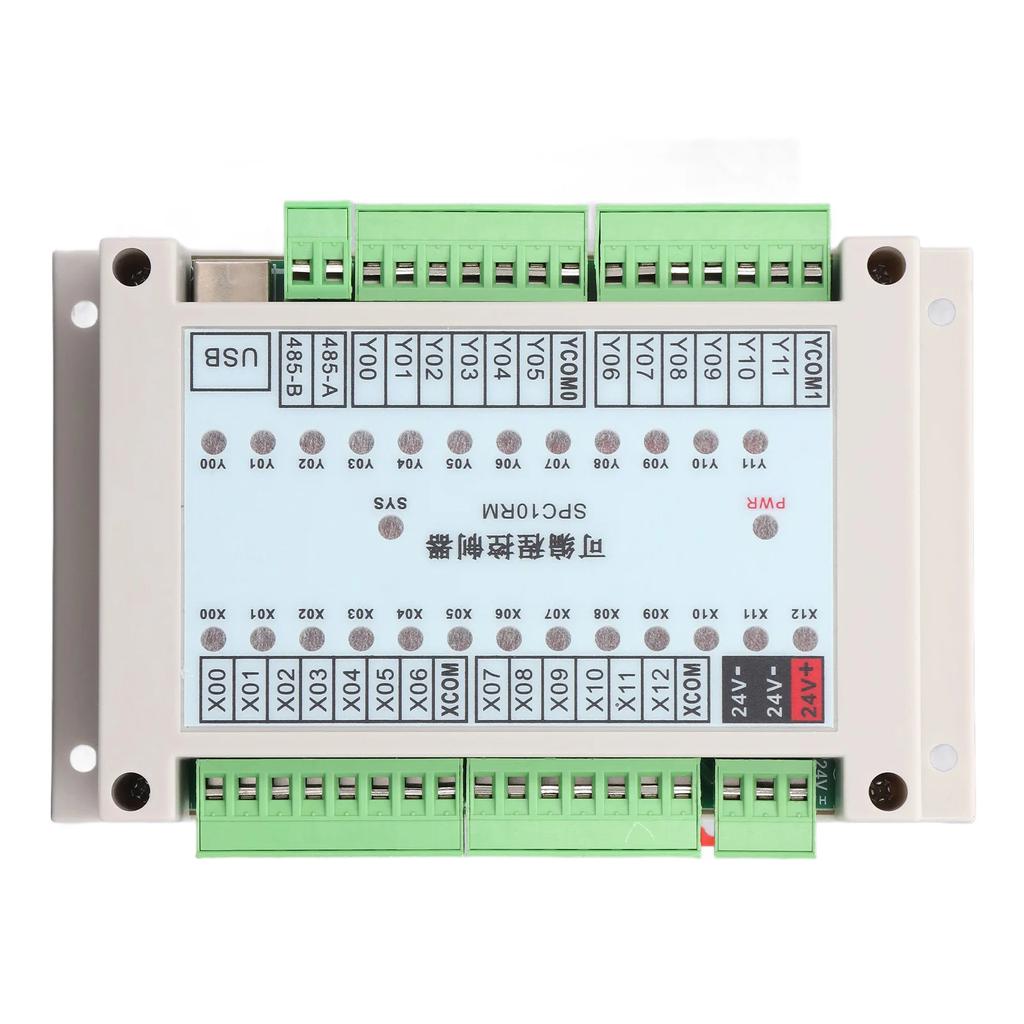 13 Ingresso 12 Uscita Temporizzatore Logico Sequenziale SPC10RM 24V CC Controller PLC Controllo PLC Controller Programmabile