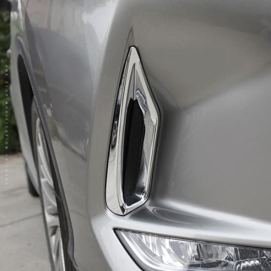 ABS Chrome Front Fog Light Lamp Cover Trim For 2020+ Lexus RX350 RX350L RX450h