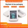 Makou Frosted Iron Box: Rectangular Keychain & Badge USB Storage