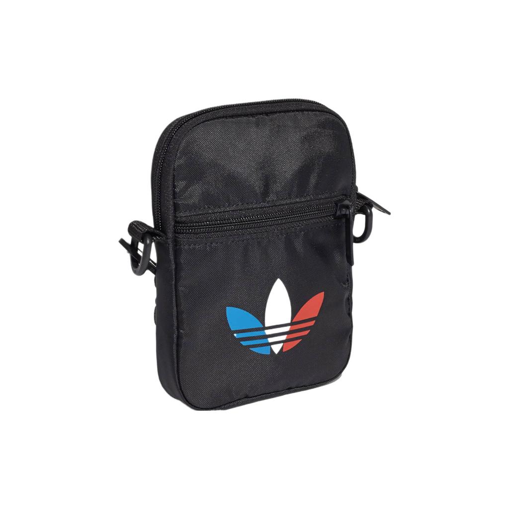Adidas Originals Tricol Fest Bag Crossbody Bag Polyester Backpack Regular Unisex Couple Black Unisex bags GN5463