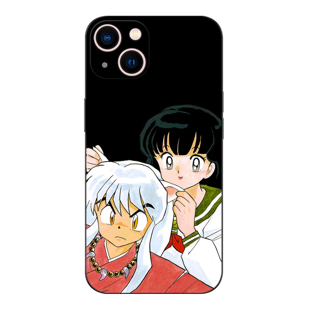 Schwarze TPU-Hülle für OPPO Reno 6 5 3 4 4Z 4F SE 5F 5Z PRO PLUS lite 6 6z 4G 5G yashahime Inuyasha