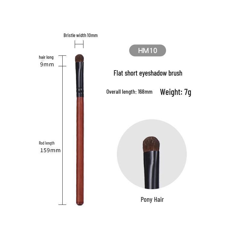 26-teiliges professionelles Make-up-Pinselset - Tierhaarpinsel für Lidschatten, Highlighter, Foundation und Rouge