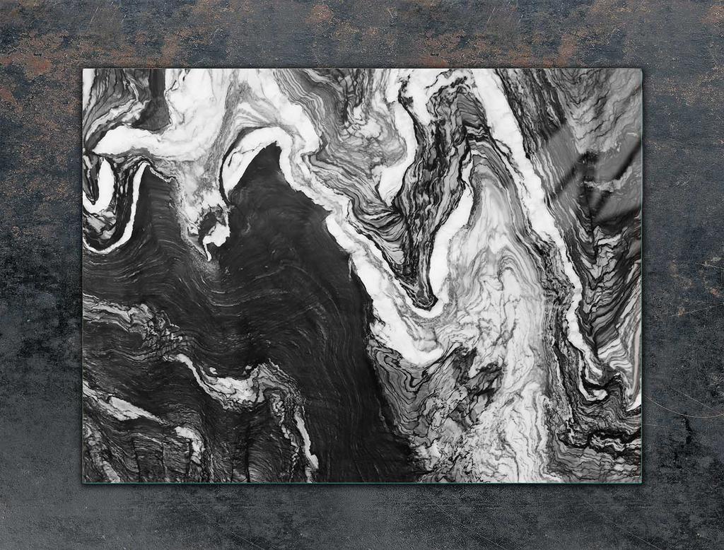 GLAS-KOCHFELD-SCHUTZPLATTE 70x52 MARMOR