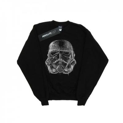 Erkek Stormtrooper Scribble Kask Sweatshirt