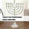 9 Branch Candleholder Elegant Table Centerpieces Romantics Candle Stand Dining Table Ornament for Living Room Banquet